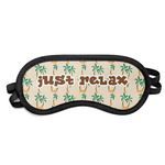 Palm Trees Sleeping Eye Mask - Small (Personalized)