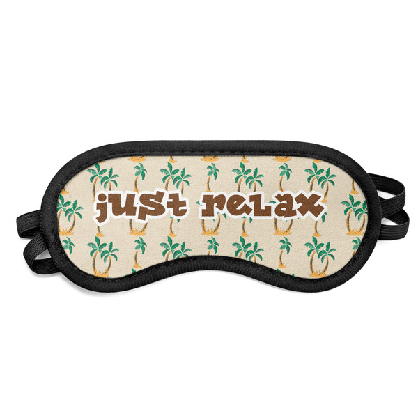 Custom Palm Trees Sleeping Eye Mask (Personalized)