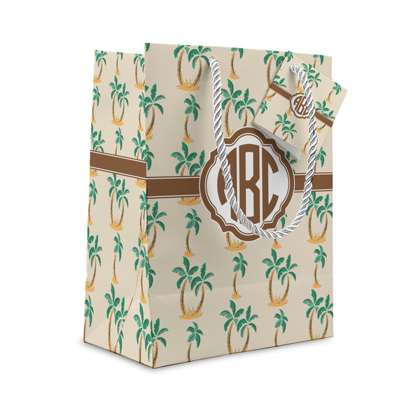 Custom Palm Trees Small Gift Bag (Personalized)