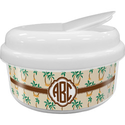 Palm Trees Snack Container (Personalized)