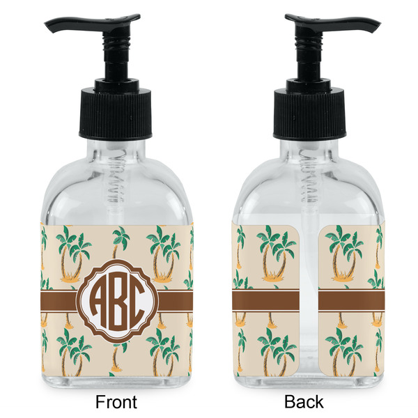 Palm Trees Glass Soap/Lotion Dispenser - Approval