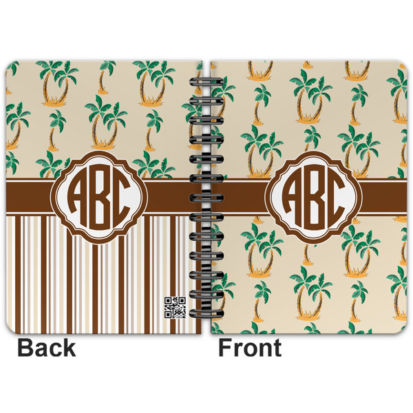 Palm Trees Spiral Journal 5 x 7 - Apvl