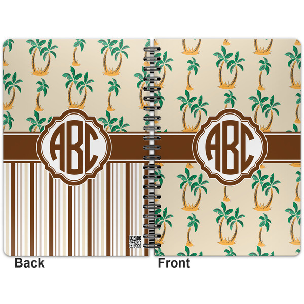 Palm Trees Spiral Journal 7 x 10 - Apvl