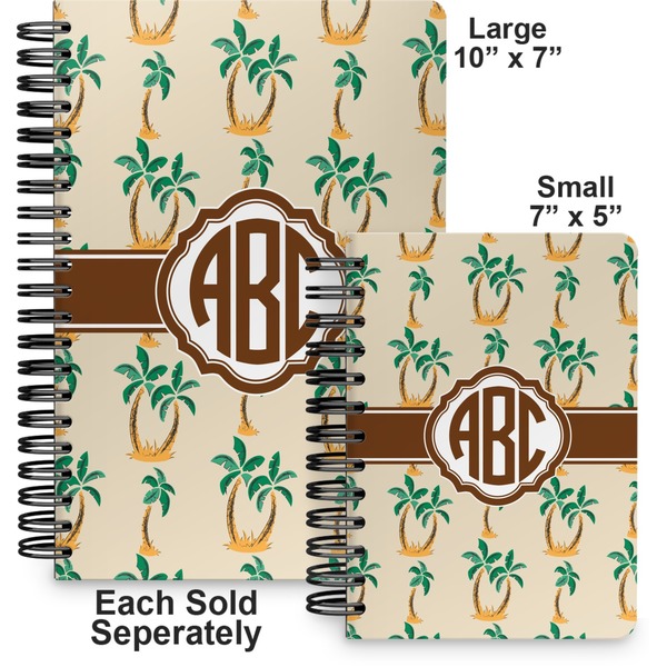 Palm Trees Spiral Journal - Comparison