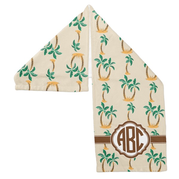 Palm Trees Sports Towel Folded - Both Sides Showing
