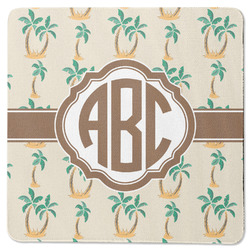 Palm Trees Square Rubber Backed Coaster (Personalized)
