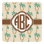 Palm Trees Square Decal (Personalized)