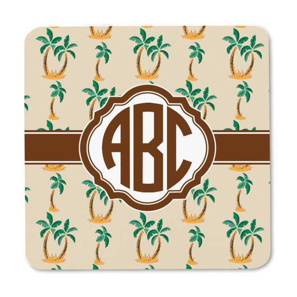 Palm Trees Square Fridge Magnet - FRONT