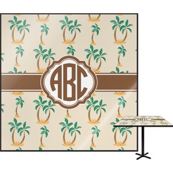 Palm Trees Square Table Top - 24" (Personalized)