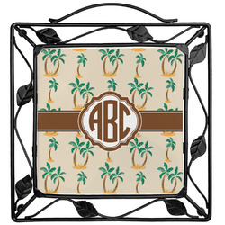 Palm Trees Square Trivet (Personalized)