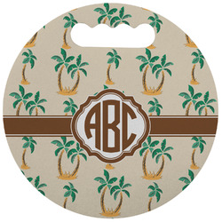 Palm Trees Stadium Cushion (Round) (Personalized)