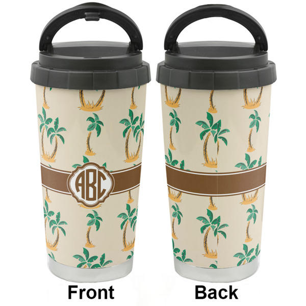 Palm Trees Stainless Steel Travel Cup - Apvl