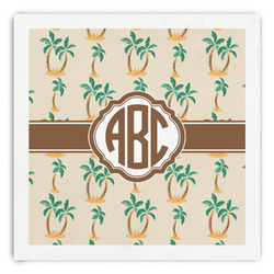 Palm Trees Paper Dinner Napkins (Personalized)