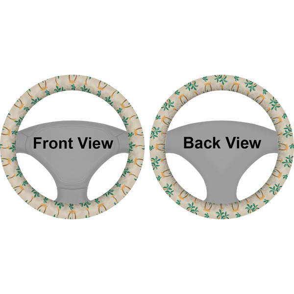 Palm Trees Steering Wheel Cover- Front and Back