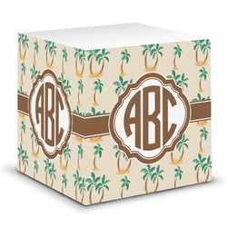 Palm Trees Sticky Note Cube (Personalized)