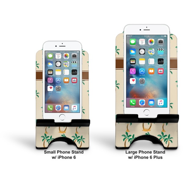 Palm Trees Stylized Phone Stand - Comparison