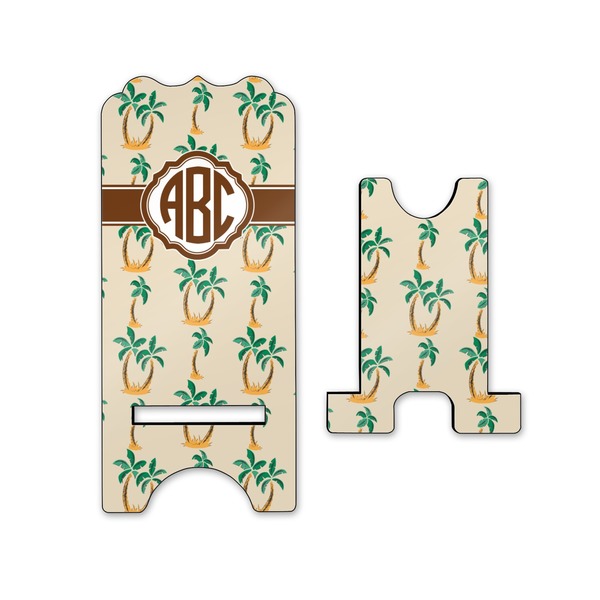 Palm Trees Stylized Phone Stand - Front & Back - Small