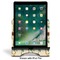 Palm Trees Stylized Tablet Stand - Front with ipad