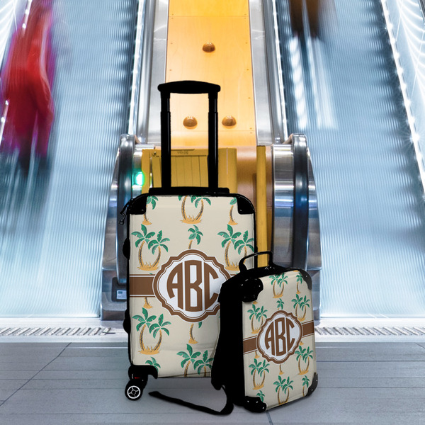 Palm Trees Suitcase Set 4 - IN CONTEXT