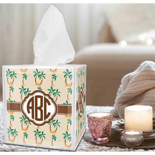 Palm Trees Tissue Box - LIFESTYLE