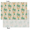 Palm Trees Tissue Paper - Lightweight - Small - Front & Back