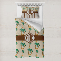 Palm Trees Toddler Bedding Set - With Pillowcase (Personalized)