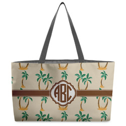 Palm Trees Beach Totes Bag - w/ Black Handles (Personalized)