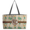 Palm Trees Beach Totes Bag - w/ Black Handles (Personalized)