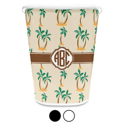 Palm Trees Waste Basket (Personalized)