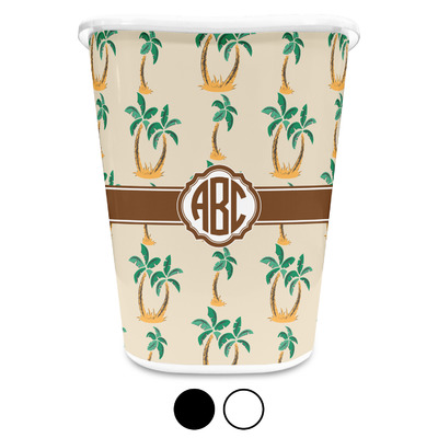 Palm Trees Waste Basket (Personalized)