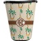 Palm Trees Waste Basket - Single Sided (Black) (Personalized)
