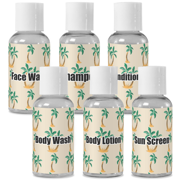 Custom Palm Trees Travel Bottles (Personalized)