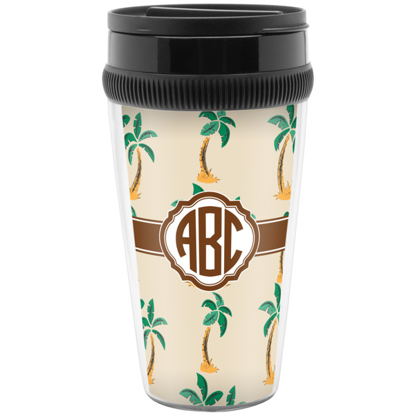 Palm Trees Travel Mug (Personalized)