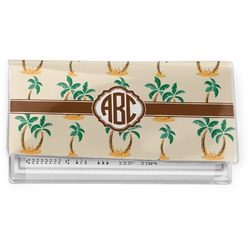 Palm Trees Vinyl Checkbook Cover (Personalized)