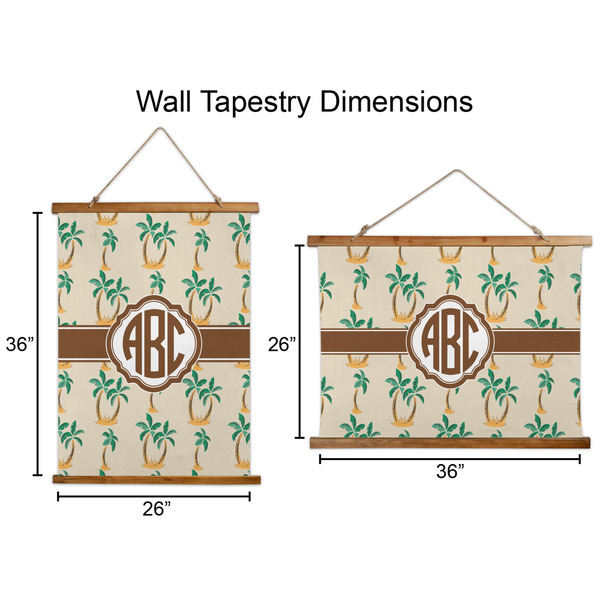 Palm Trees Wall Hanging Tapestries - Parent/Sizing