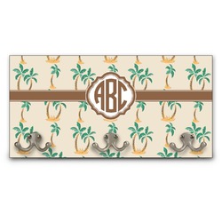 Palm Trees Wall Mounted Coat Rack (Personalized)
