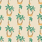 Palm Trees Wallpaper & Surface Covering (Water Activated 24"x 24" Sample)
