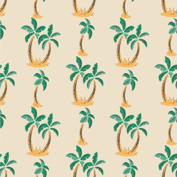 Custom Palm Trees Wallpaper & Surface Covering (Water Activated 24"x 24" Sample)