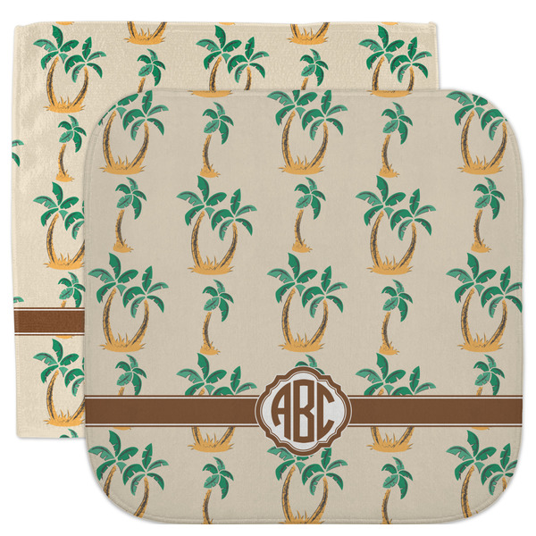 Custom Palm Trees Facecloth / Wash Cloth (Personalized)