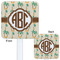 Palm Trees White Plastic Stir Stick - Double Sided - Approval
