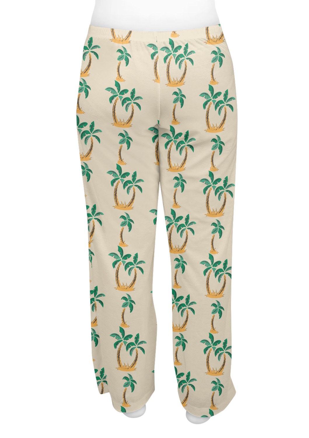 Palm Trees Womens Pajama Pants - XS (Personalized) - YouCustomizeIt