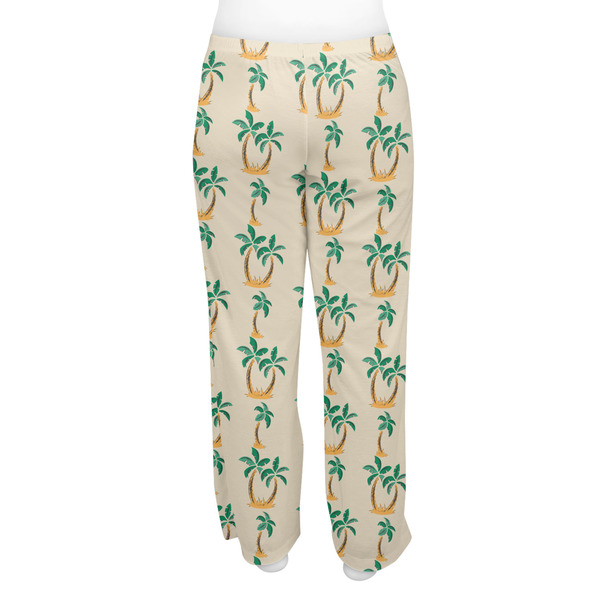 Palm Trees Women's Pj on model - Back