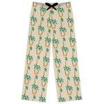 Palm Trees Womens Pajama Pants - XS