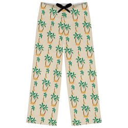 Palm Trees Womens Pajama Pants - M