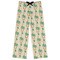 Palm Trees Womens Pajama Pants - XS