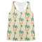 Palm Trees Womens Racerback Tank Top - 2X Large