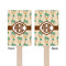 Palm Trees Wooden 6.25" Stir Stick - Rectangular - Double Sided - Front & Back