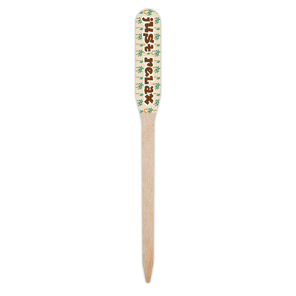 Palm Trees Wooden Food Pick - Paddle - Single Pick
