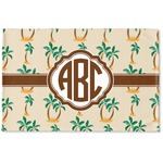 Palm Trees Woven Mat (Personalized)