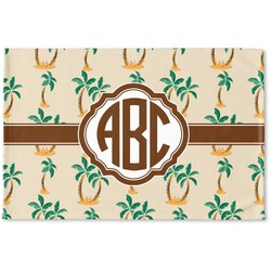 Palm Trees Woven Mat (Personalized)
